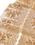Aurora Blossom Beaded Border Lace - (Nude)